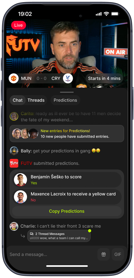 BigUp stream overview